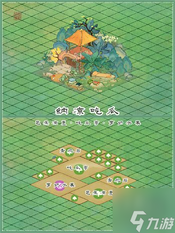 桃源深处有人家夏至纳凉怎么布局 夏至纳凉布局方法攻略