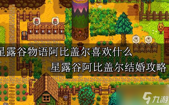 stardew valley怎么娶阿比蓋爾 星露谷阿比蓋爾結(jié)婚攻略