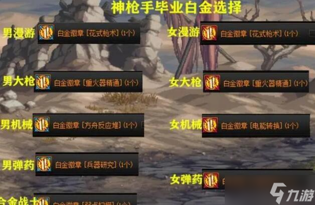 DNF全职业角色白金徽章选什么-DNF全职业角色白金徽章选择搭配攻略