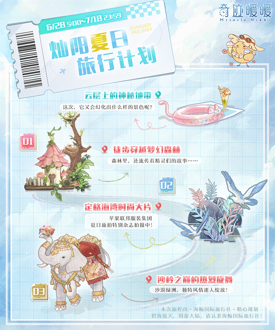 奇迹暖暖海鲸夏日游活动内容奖励