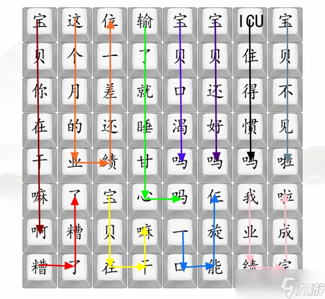 汉字找茬王宝贝收人啦攻略