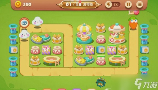 保卫萝卜3游乐场大作战第五关过关攻略