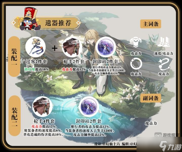 崩坏星穹铁道罗刹遗器攻略词条搭配推荐