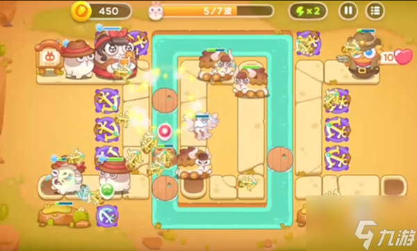 《保卫萝卜4》波仔很忙第3关策略波仔很忙第三关怎么过