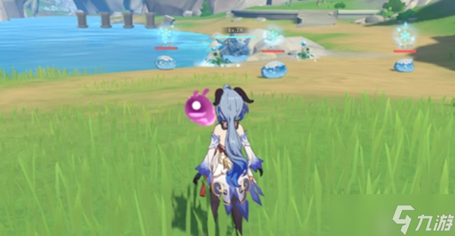 原神带有蓝色的生物在哪里