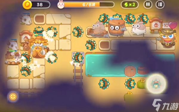 保卫萝卜4波仔很忙第十四关怎么通关