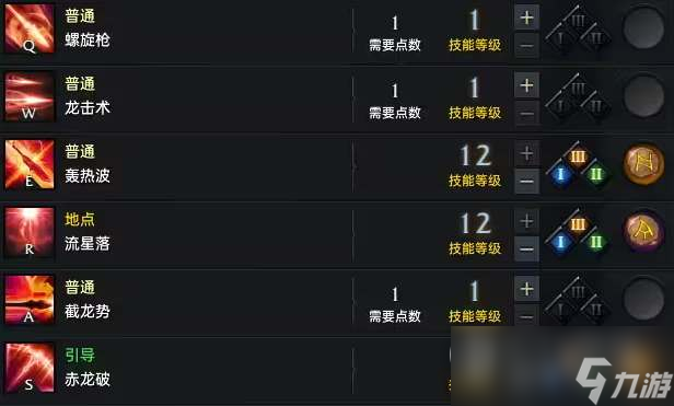 命运方舟枪术士技能加点攻略分享