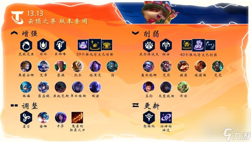 云顶之弈13.13地区传送门改动说明