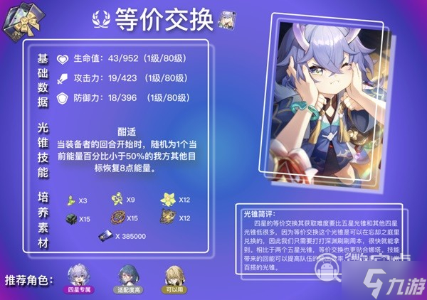 崩坏星穹铁道白露及罗刹光锥解析指南