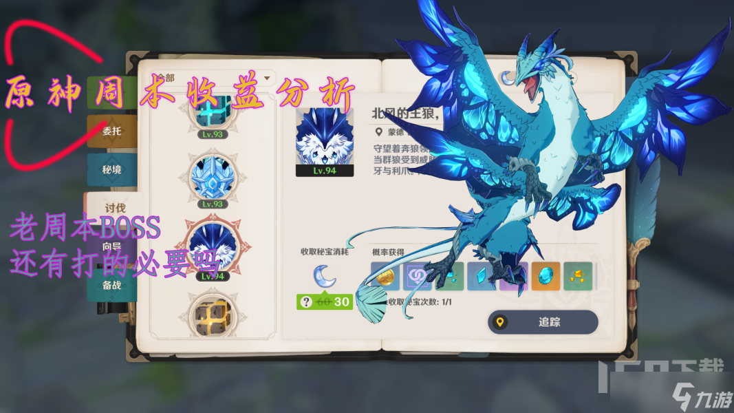 原神3.8版本后老周本BOSS还有打的必要吗 原神周本收益表推荐