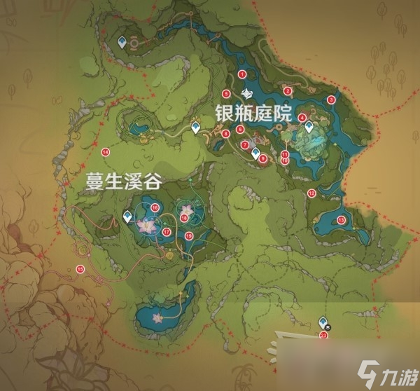 《原神》3.8琉形蜃境水形幻灵位置汇总