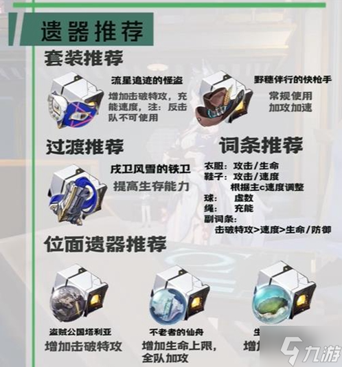 崩坏星穹铁道驭空遗器光锥怎么选-驭空遗器光锥搭配推荐