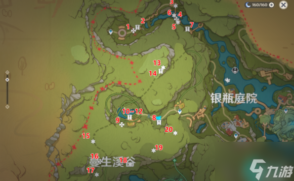 原神蔓生溪谷北礼券收集攻略-原神蔓生溪谷北礼券分布一览