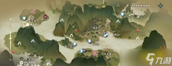 逆水寒手游穿山石道坐标位置分享 桃溪村穿山石道位置在哪