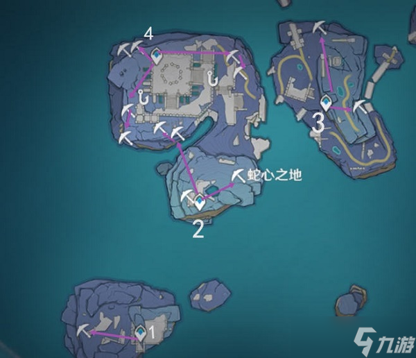 原神渊下宫挖矿路线图-锄大地挖矿路线图介绍