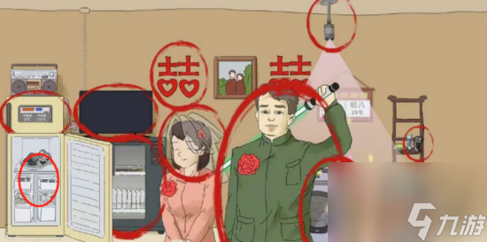 老六爱<a linkid=26049>找茬</a>怀旧婚礼2攻略分享 找到十二处不合理图文攻略