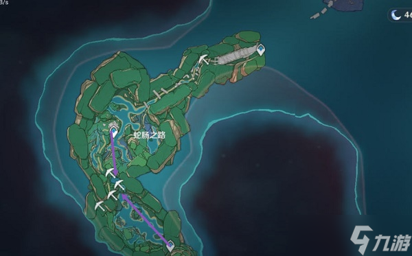 《原神》渊下宫锄大地挖矿路线图介绍