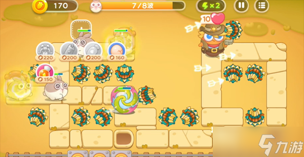 保衛(wèi)蘿卜4波仔很忙第24關(guān)攻略