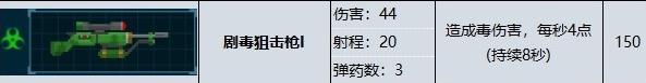 潜水员戴夫剧毒狙击枪属性效果一览