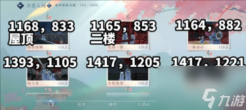 逆水寒手游共赏人间打卡点在哪