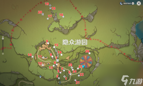 原神隐众游园北礼券在什么地方