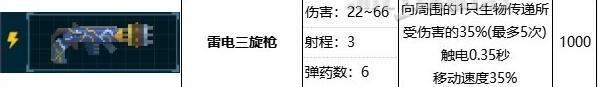 潜水员戴夫雷电三旋枪属性效果有哪些