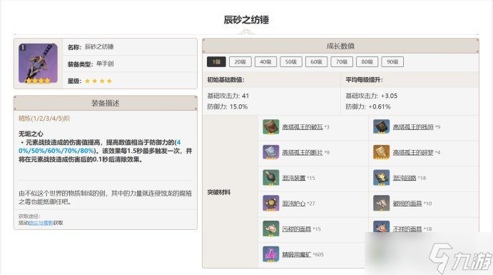 原神班尼特武器四星推荐