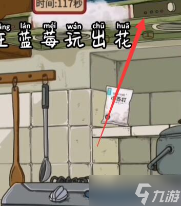王蓝莓玩出花厨房大扫除