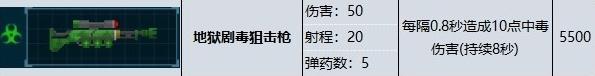 潜水员戴夫地狱剧毒狙击枪属性效果有哪些