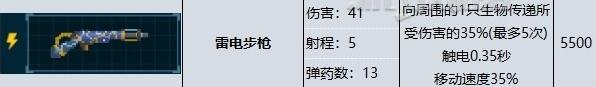 潜水员戴夫雷电步枪属性效果是什么