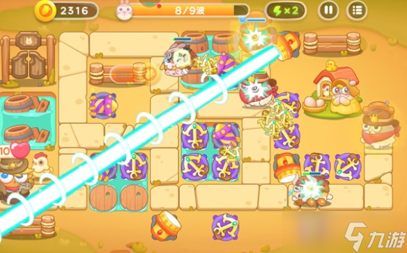 《保卫萝卜4》波仔很忙第35关攻略