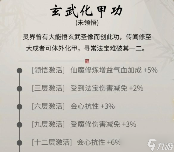 《一念逍遥》玄武化甲功介绍 玄武化甲功效果怎么样