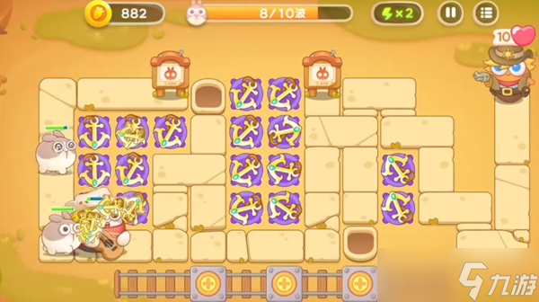 保卫萝卜4波仔很忙40关攻略