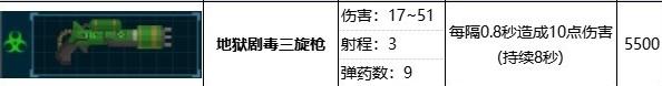 《潜水员戴夫》地狱剧毒三旋枪属性效果一览