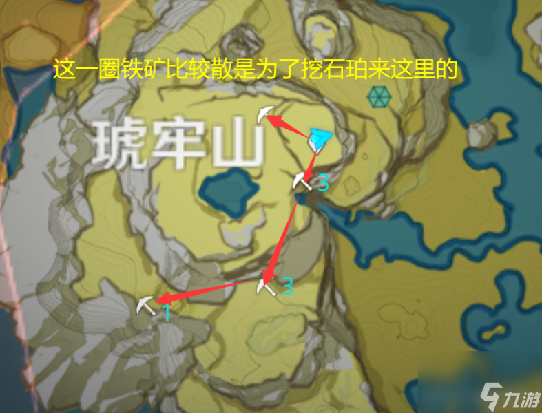 2021黑铁块分布密集图_原神铁矿石哪里多