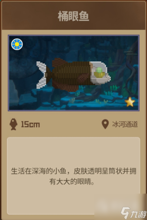 潜水员戴夫桶眼鱼位置