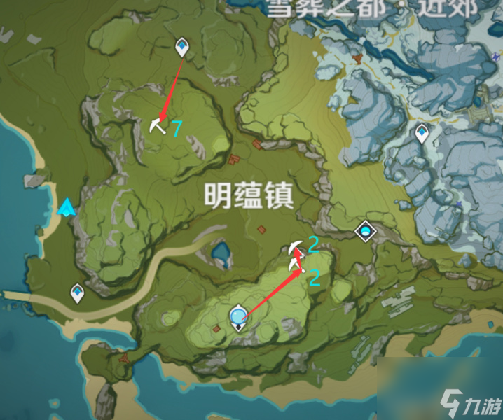 2021黑铁块分布密集图_原神铁矿石哪里多