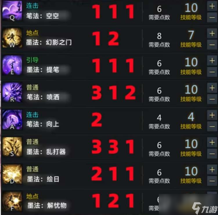 命运方舟墨灵技能怎么加点