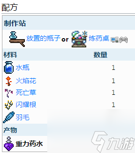 泰拉瑞亞重力藥水怎么使用?泰拉瑞亞重力藥水使用攻略