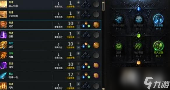 《命运方舟》刀锋爆刀流加点分享 刀锋爆刀流怎么加点？