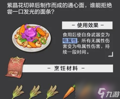 晶核食谱配方大全