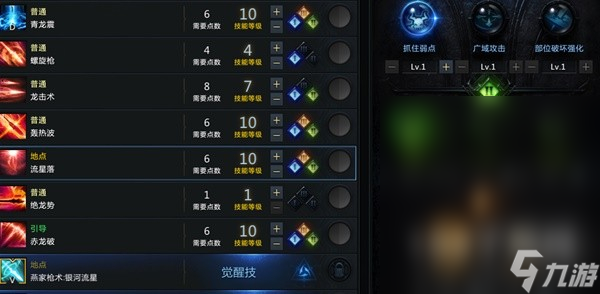 命运方舟枪术士加点指南