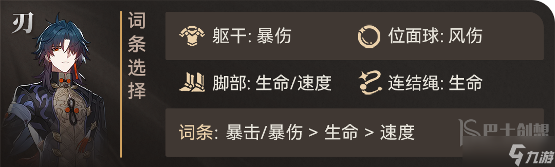 崩坏星穹铁道刃带什么遗器合适 刃遗器搭配攻略