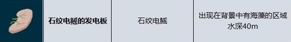 潜水员戴夫石纹电鳐的发电板在哪刷