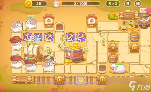 保卫萝卜4波仔很忙第四十关怎么过