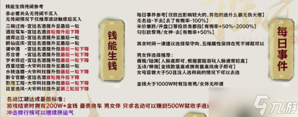 逆水寒手游混江湖名动江湖攻略