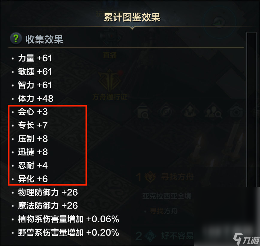 命运方舟六大战斗特性说明
