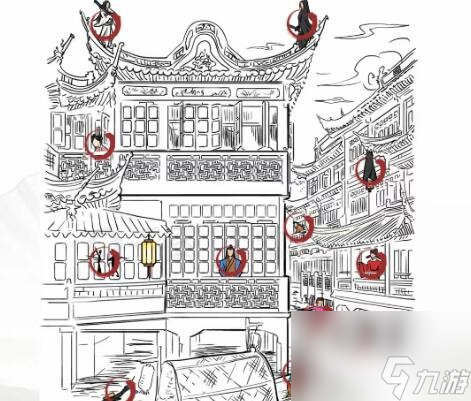 《汉字找茬王》古楼找人怎么过