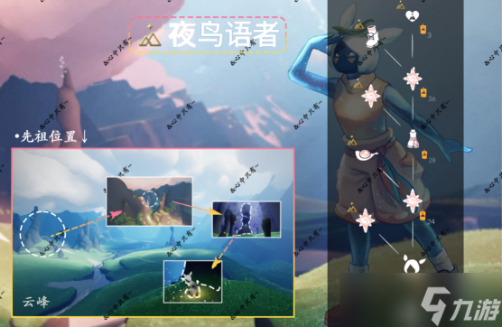 光遇夜鸟语者先祖兑换图/位置/物品一览