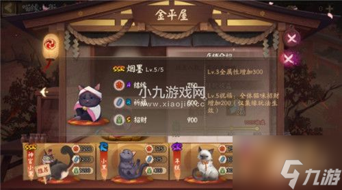 阴阳师喵缘小街猫咪怎么选